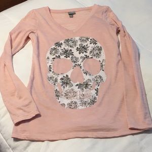V-neck long sleeve